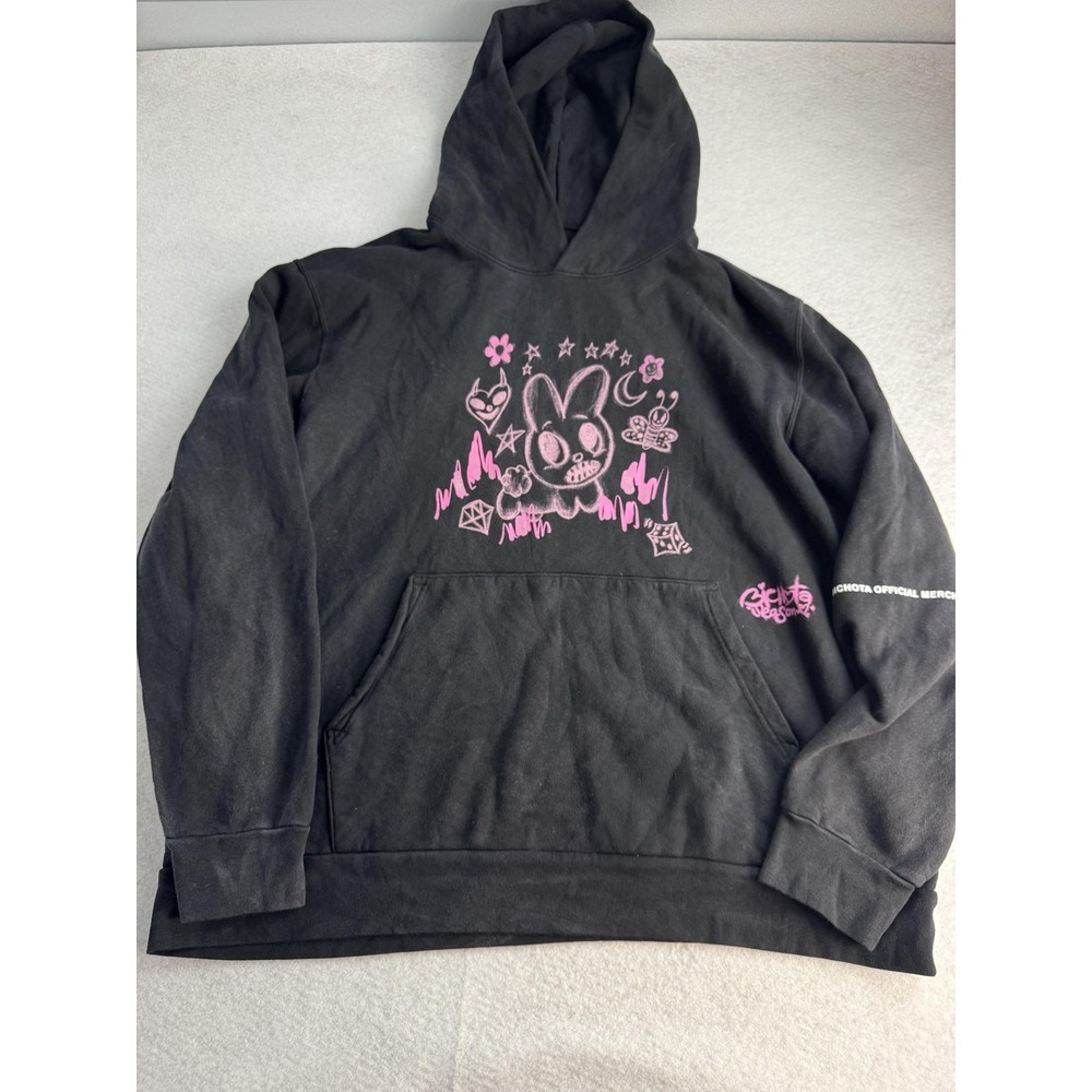 Karol G Bichota Season Hoodie Womens 2XL Black Graphic Pullover Sweatshirt